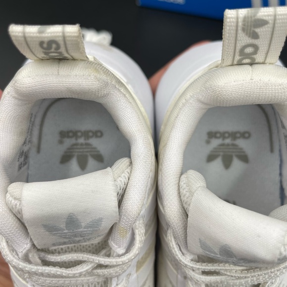 Adidas white infant 4 originals Multix running shoes - Picture 5 of 9